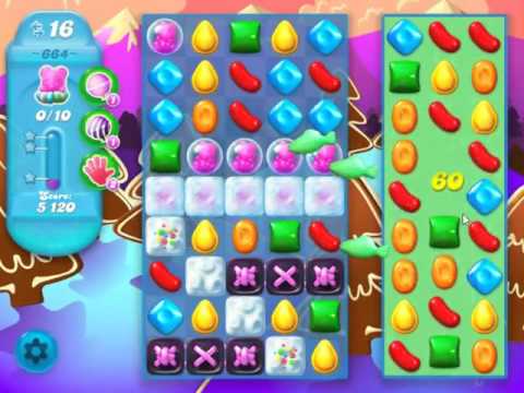 Candy Crush Soda Saga Level 664 - NO BOOSTERS