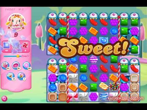 Candy Crush Saga Level 14267 (3 stars, NO boosters)