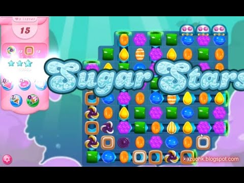 Candy Crush Saga Level 12141 (Sugar stars, No boosters)