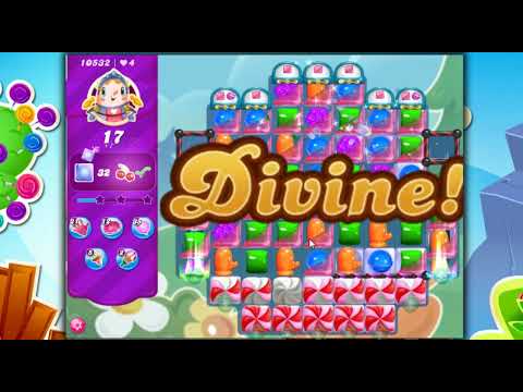 Candy Crush Saga Level 10532 - 2 Stars, 28 Moves Completed, No Boosters