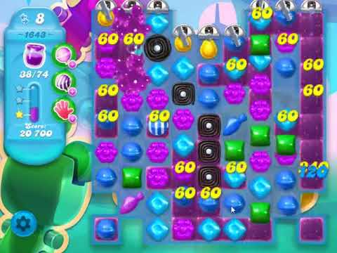 Candy Crush Soda Saga Level 1643 - NO BOOSTERS