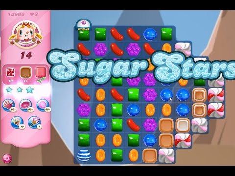 Candy Crush Saga Level 13906 (Sugar stars, NO boosters)