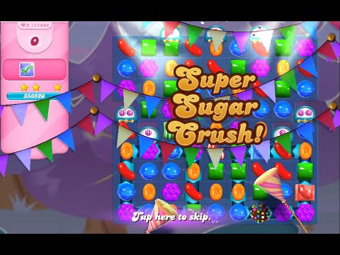 Candy Crush Saga Level 11494 (3 stars, No boosters)