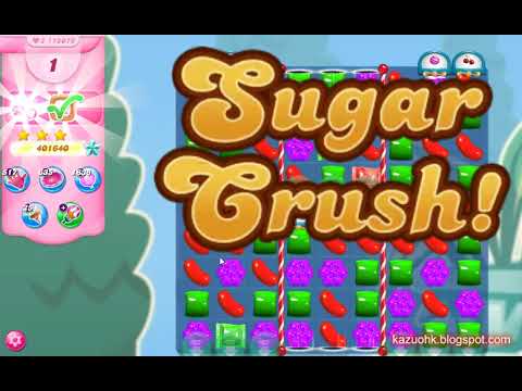 Candy Crush Saga Level 12076 (2nd version, 3 stars, No boosters)