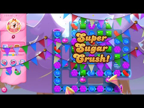 Candy Crush Saga Level 12840 (2nd version, NO boosters)