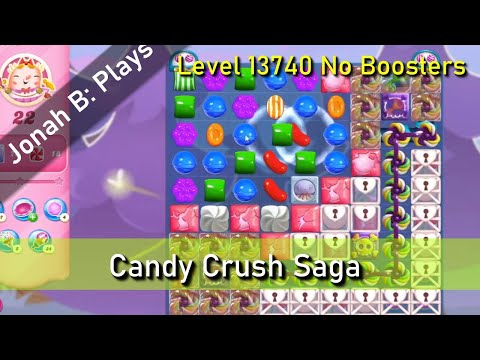 Candy Crush Saga Level 13740 No Boosters