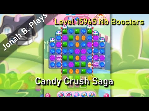 Candy Crush Saga Level 15965 No Boosters