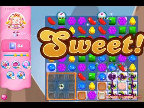 Candy Crush Saga Level 14046 (3 stars, NO boosters)