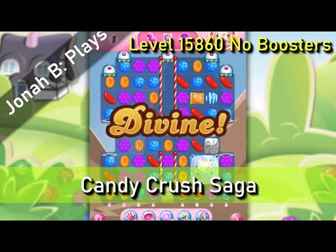 Candy Crush Saga Level 15860 No Boosters