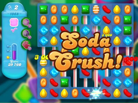 Candy Crush Soda Saga Level 1868 (NO boosters)