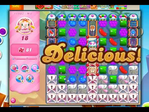 Candy Crush Saga Level 11987 - 21 Moves NO BOOSTERS