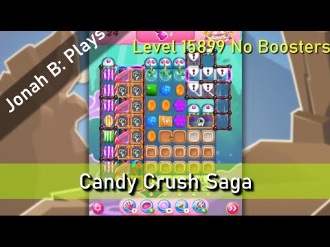 Candy Crush Saga Level 15899 No Boosters