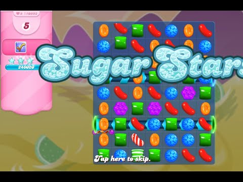 Candy Crush Saga Level 10992 (Suigar stars, No boosters)