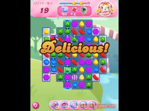 Candy Crush Saga Level 13714 (3 stars, NO boosters)