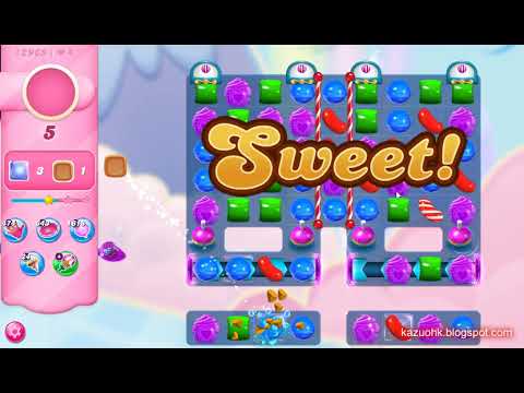 Candy Crush Saga Level 12965 (3 stars, No boosters)