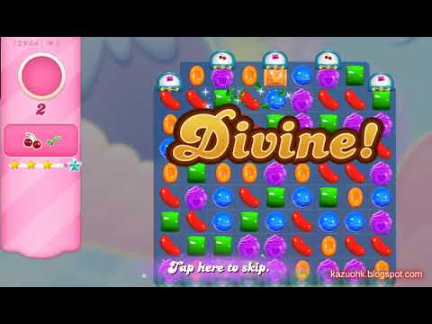 Candy Crush Saga Level 12954 (3 stars, No boosters)