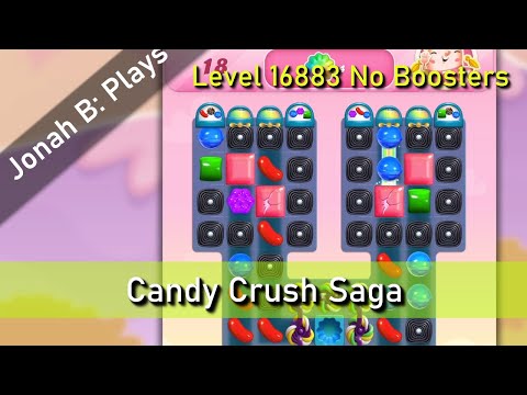 Candy Crush Saga Level 16883 No Boosters