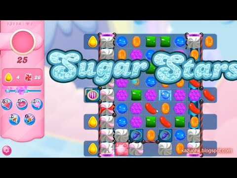 Candy Crush Saga Level 13114 (Sugar stars, No boosters)