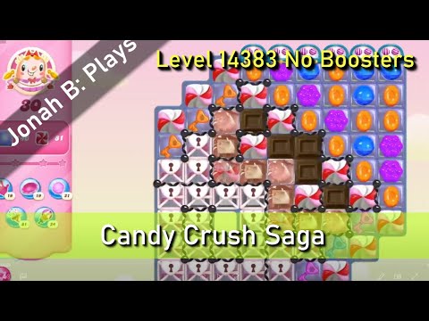 Candy Crush Saga Level 14383 No Boosters