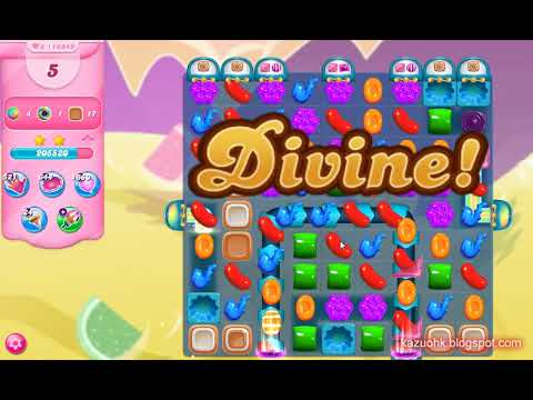 Candy Crush Saga Level 12349 (3 stars, No boosters)