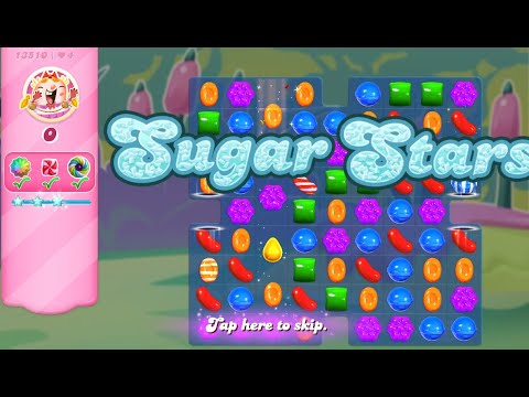 Candy Crush Saga Level 13510 (Sugar stars, No boosters)