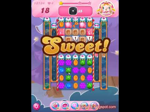 Candy Crush Saga Level 13734 (NO boosters)