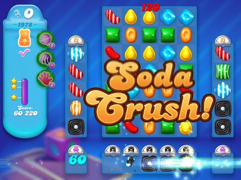 Candy Crush Soda Saga Level 1978 (3 stars, NO boosters)