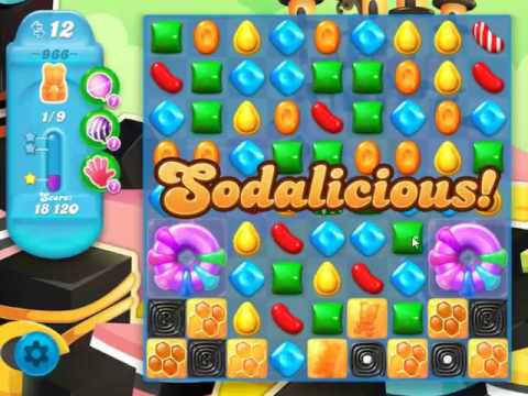 Candy Crush Soda Saga Level 966 - NO BOOSTERS