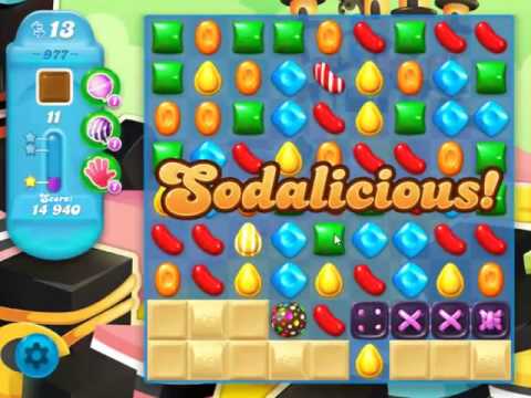 Candy Crush Soda Saga Level 977 - NO BOOSTERS