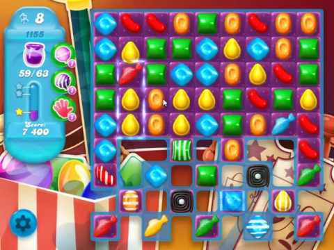 Candy Crush Soda Saga Level 1155 - NO BOOSTERS