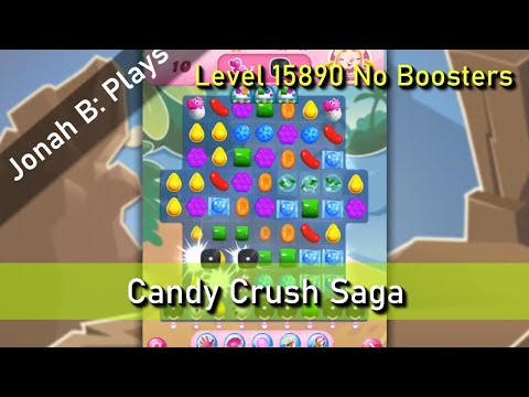 Candy Crush Saga Level 15890 No Boosters