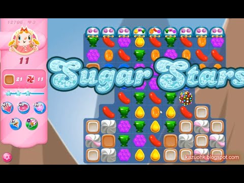 Candy Crush Saga Level 12706 (Sugar stars, No boosters)