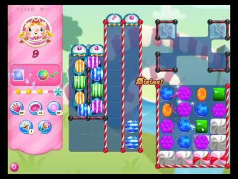 Candy Crush Saga Level 14759 - NO BOOSTERS | SKILLGAMING ✔️