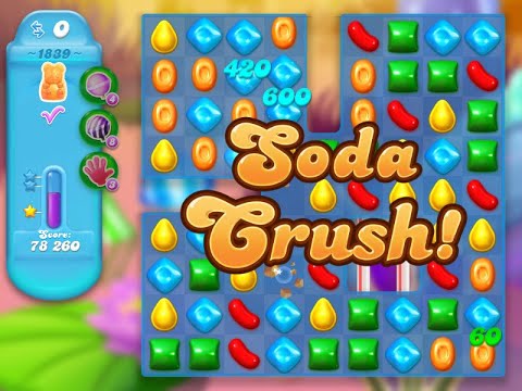 Candy Crush Soda Saga Level 1839 (NO boosters)