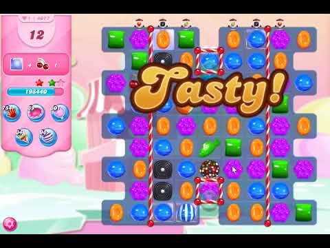 Candy Crush Saga Level 4077 NO BOOSTERS