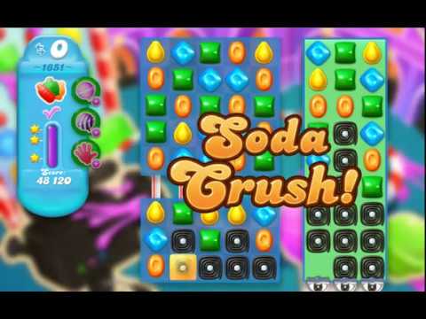 Candy Crush Soda Saga Level 1651 (3 stars, No boosters)