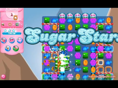 Candy Crush Saga Level 11947 (Sugar stars, No boosters)