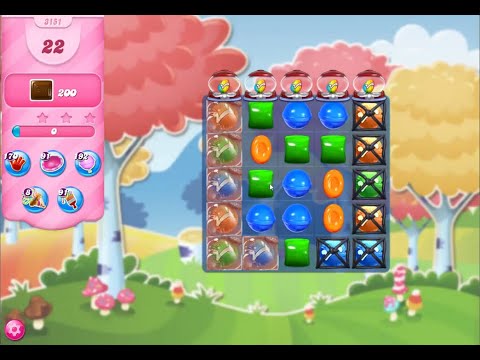 Candy Crush Saga Level 3151 NO BOOSTERS (22 moves)