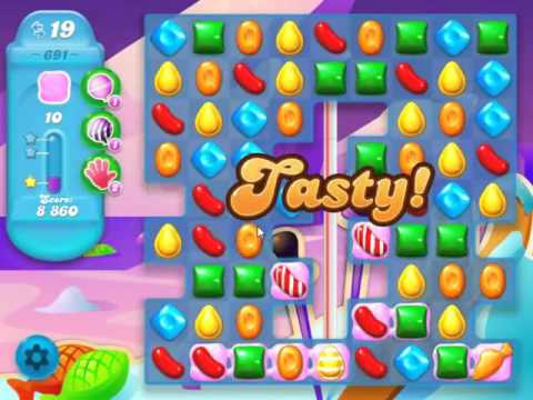 Candy Crush Soda Saga Level 691 - NO BOOSTERS