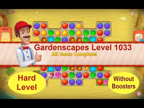 Gardenscapes Level 1033 - No Boosters