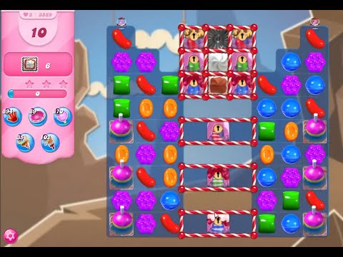 Candy Crush Saga Level 3869 NO BOOSTERS