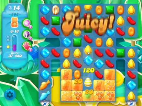 Candy Crush Soda Saga Level 996 - NO BOOSTERS DOMINATION