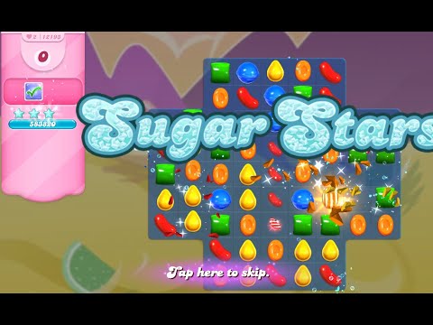 Candy Crush Saga Level 12193 (Sugar stars, No boosters)