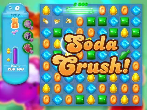 Candy Crush Soda Saga Level 1722 (3 stars, No boosters)