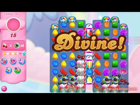 Candy Crush Saga Level 12956 (3 stars, No boosters)