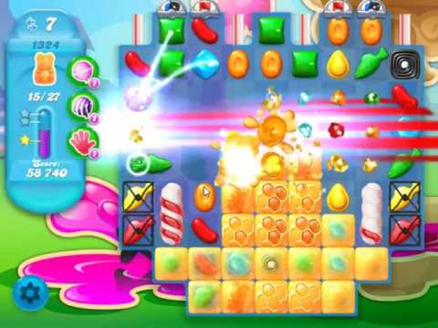 Candy Crush Soda Saga Level 1324 - NO BOOSTERS