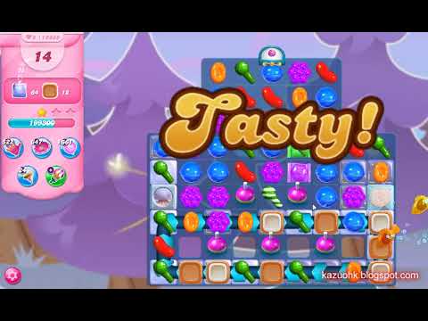 Candy Crush Saga Level 12385 (3 stars, No boosters)