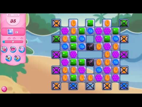 Candy Crush Saga Level 1178 NO BOOSTERS