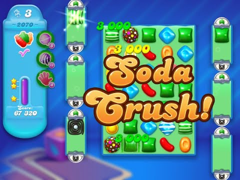 Candy Crush Soda Saga Level 2070 (3 stars, NO boosters)