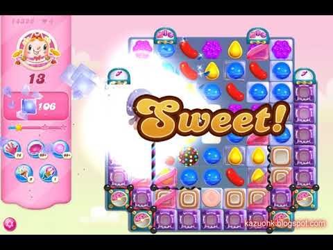 Candy Crush Saga Level 14328 (3 stars, Impossible without boosters)